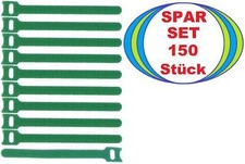 150 cable Hook and Loop 15 cm x 22 mm green Hook and Loop Hook and Loop cable ties strap VT