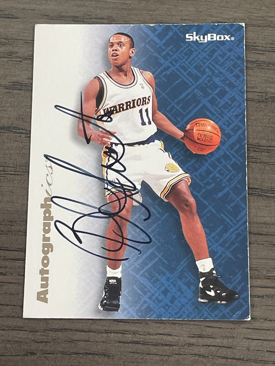 1996-97 SkyBox Autographics B.J. Armstrong Golden State Warriors 