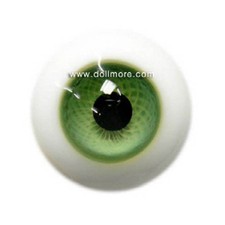 Dollmore beautiful round glass eyes 18mm Glass Eye Green - A type