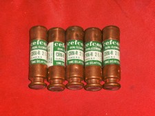 CEFCO CRN-R-2-8/10 TIME DELAY FUSE K5 250V 2-8/10 AMP - LOT OF 5