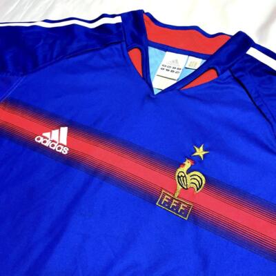 2004-2005 France FFF Jersey Shirt Maillot Home UEFA EURO Adidas