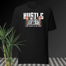 Hustle Money on My Mind Hip Hop Graphic  Tee Shirt Pro Club Shaka Rtp Big Tall T