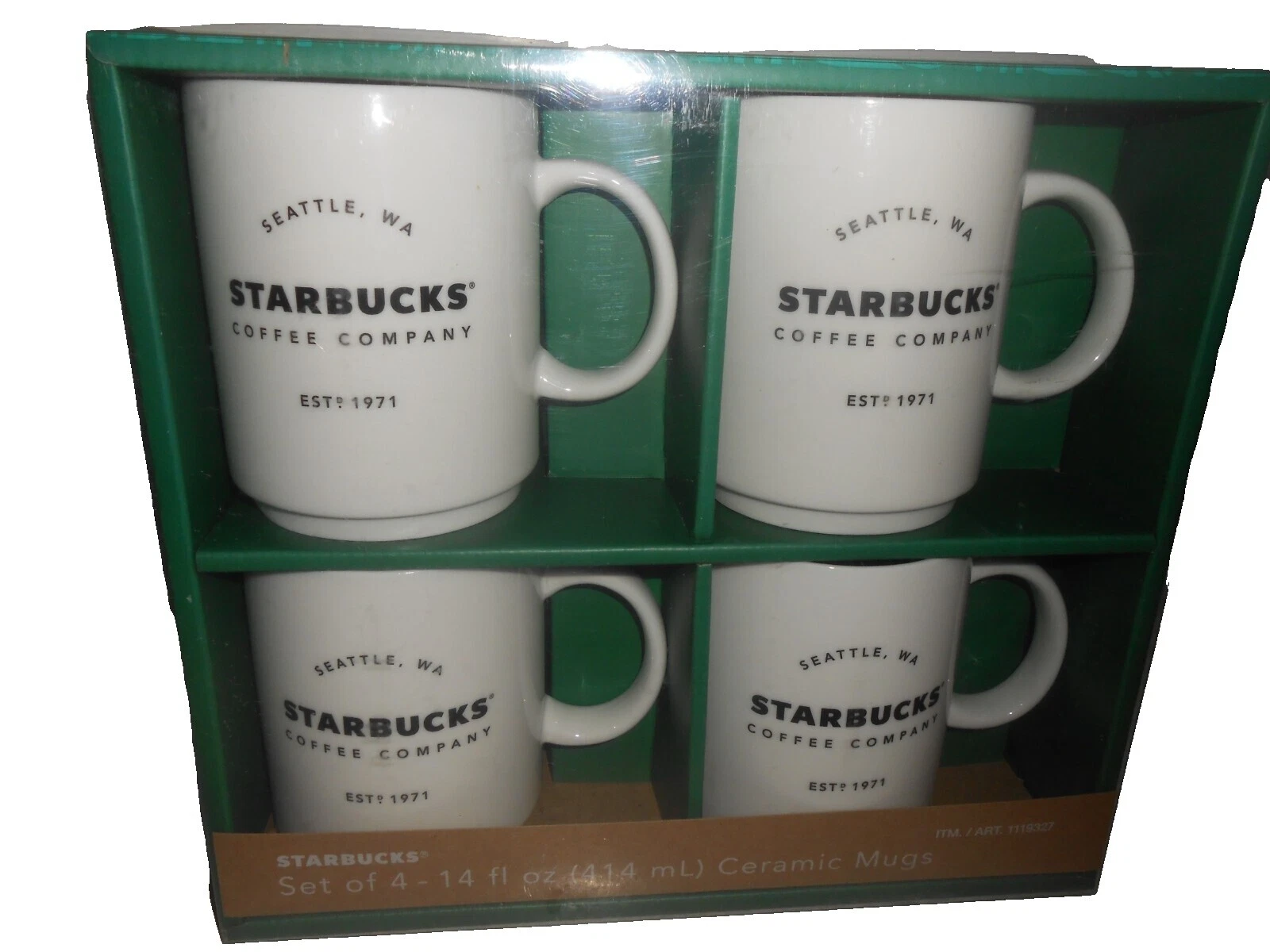 Tazas de porcelana Juego de tazas de café Starbucks