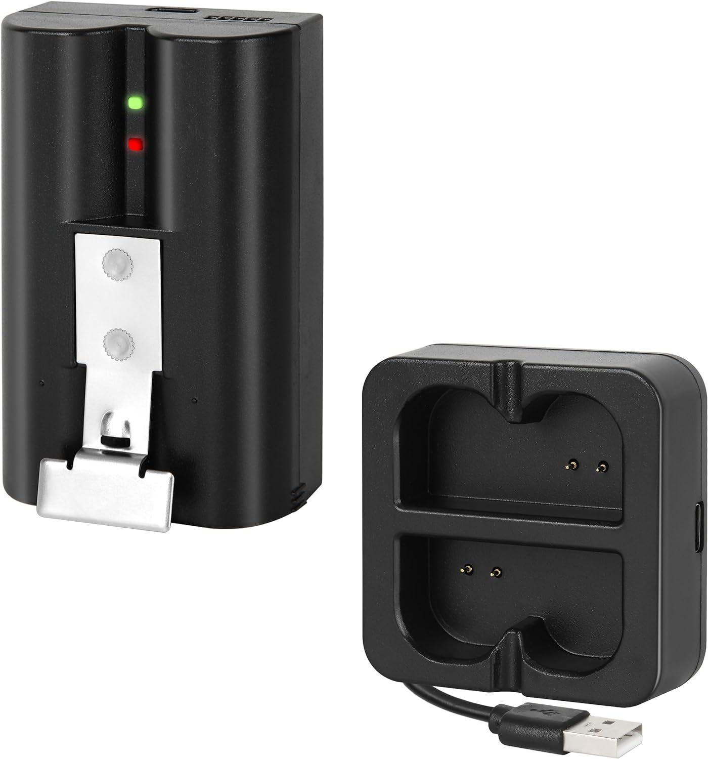 Battery with Charger Station for Ring-Doorbell Camera 1 and 2, Spotlight Camera