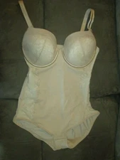 NWOT Maidenform 34D Shaper Tan Underwire Nyln/Spndx AdjStraps *SeeDescription