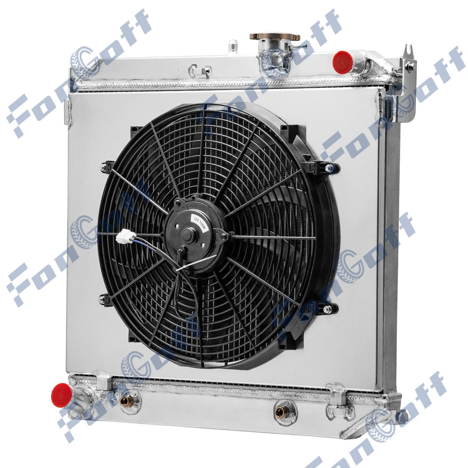 3-Row Radiator&Fan Shroud Fit 04-12 Chevy Colorado GMC Canyon L4 2.8L 3.7L L5 Foto 3 de 4