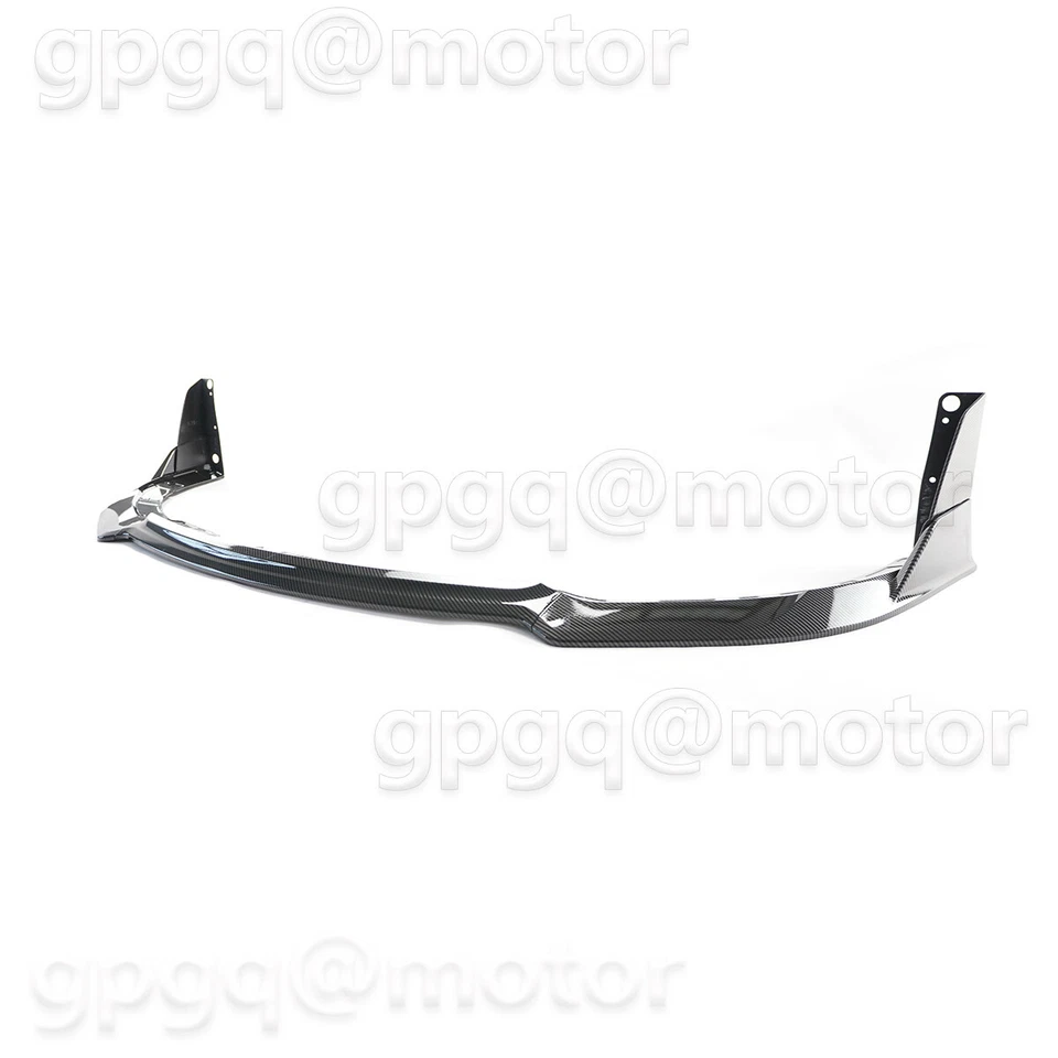 Kit de labios de parachoques delantero estilo V4 de fibra de carbono para Dodge Charger SRT 2015-23 Foto 3 de 4