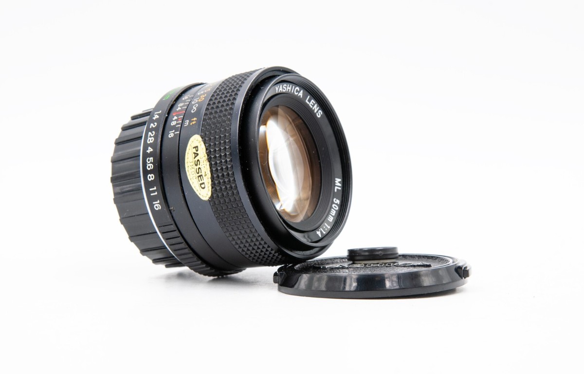 Yashica 50mm F/1.4 ML Manual Focus C/Y Mount Lens with Caps
