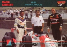 1992 Collect-a-Card Andretti Family SET BREAK - Mario, Michael, Jeff, John