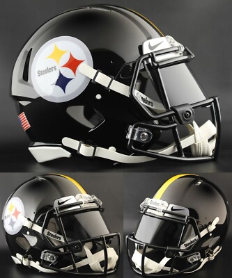PITTSBURGH STEELERS NFL Riddell SPEED Full Size Authentic Football ...