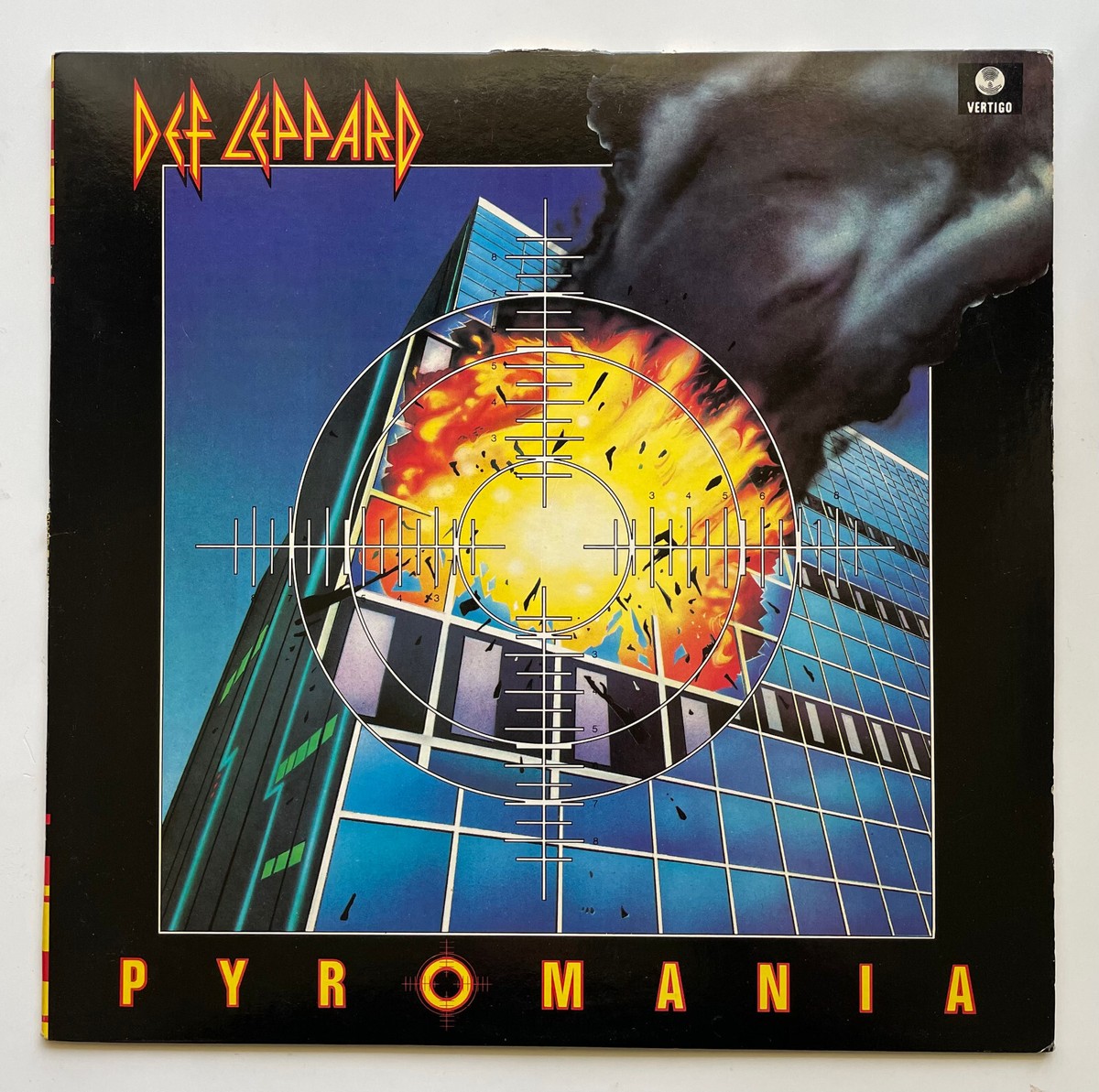 Vtg 1983 DEF LEPPARD Album PYROMANIA Record 1ST PRESSING Lp OG