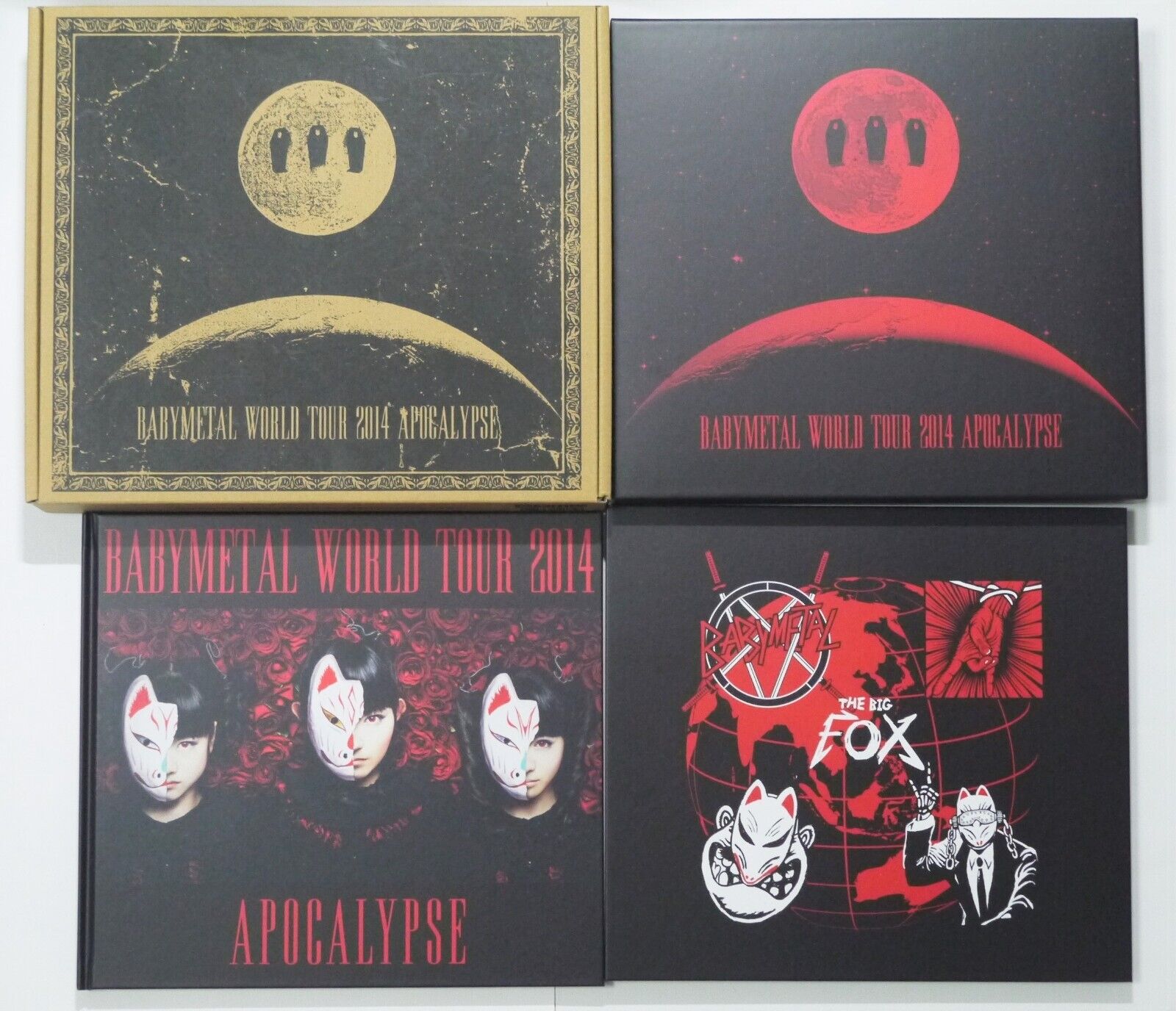 BABYMETAL WORLD TOUR 2014 APOCALYPSE 2 Blu-ray+4CD THE ONE LIMITED + key  chain 4943566140758 | eBay