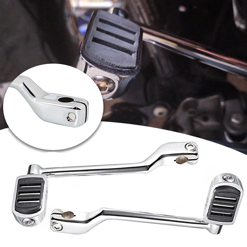 Heel Toe Shift Shifter lever Chrome Fit For Harley Davidson