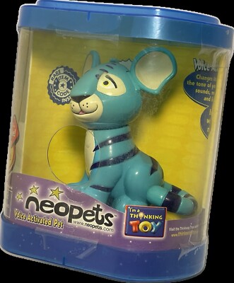 Vintage Rare 2002 Neopets Voice Activated Pet KOUGRA BLUE COLOR by