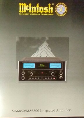 RARE McIntosh 1999 50 ANNIVERSARY MA6850/MA6800 INTEGRATED