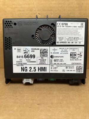 2017-2019 GM OE/OEM 2.5 HMI HUMAN MACHINE INTERFACE CONTROL MODULE ...