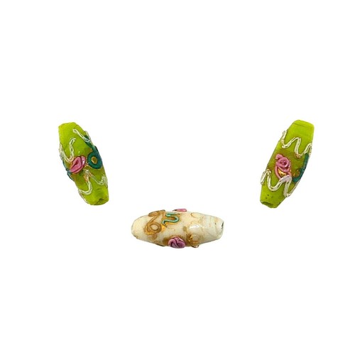 (2338) Murano "Fiorate" Glass Beads, late 19th c./early 20th c. 