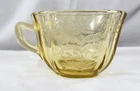 Federal Madrid Handled Coffee or Tea Cup Amber 2.5" Tall - Vintage - Sold Each