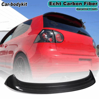 Carbon Dachspoiler Heckspoiler Flügel Hecklippe für VW Golf5 MK5 R32 GTI 2005-07 - Bild 1 von 4