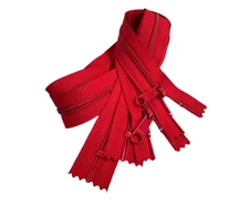 2pcs YKK #4.5 7" Handbag or Purse Bulk Zipper with Extra-Long Pull - Made In USA