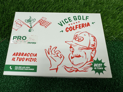 NEW Vice Pro Plus Limited PIZZA Golferia Golf Balls Sealed Dozen Ryder Cup - 第 1/14 張圖片