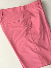 NEW Peter Millar Crown Sport Shackleford Performance Hybrid Shorts 34 Pink 100