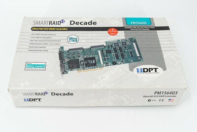DPT SMARTRAID VI Decade PM1564U3 Ultra 160 SCSI RAID Controller  - 2 Channel