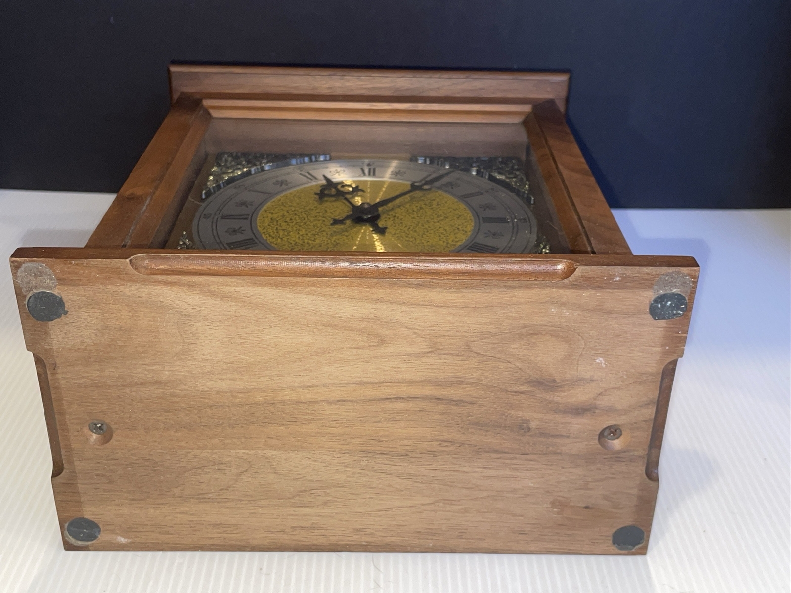 Hermle Mantle Clock GE 577080 Made In West Germany For Parts Or