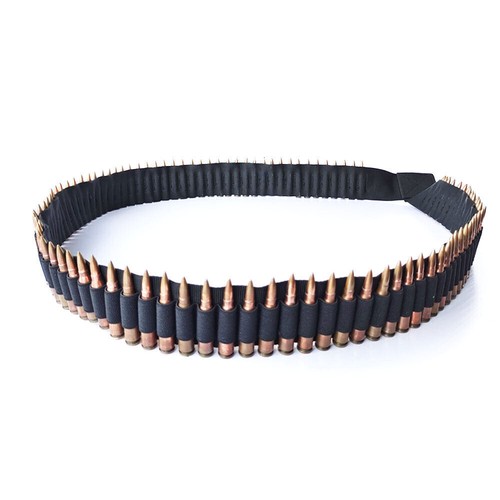 100 Round Rifle Bullet Cartridge Ammo Belt For .38 9mm 30-30 7.62x39MM - Picture 6 of 12