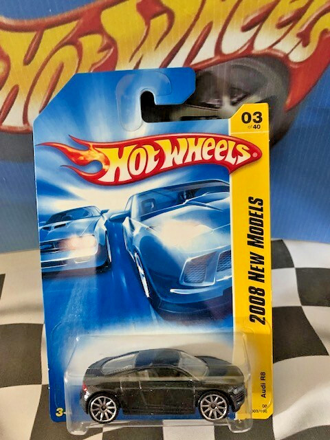 Hot Wheels 2008 FE New Models 03/40 003 Audi R8 Dark GRAY 10SP