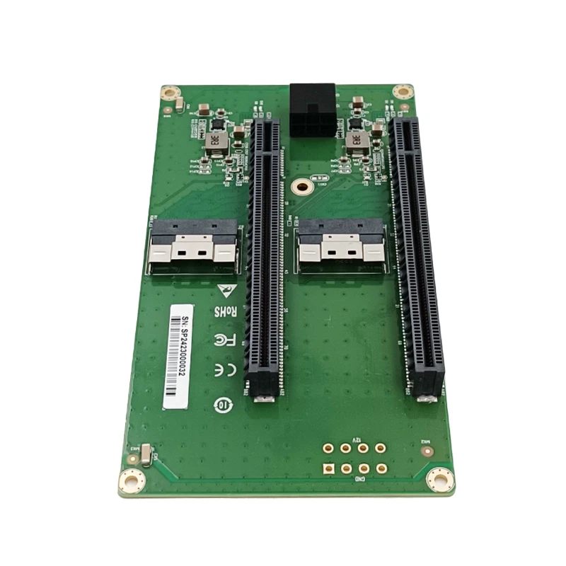 Shinreal  2 Port SFF-8654 to 2 PCIe x16 Slot Adapter----XIC 548PE2 - Image 4 of 4