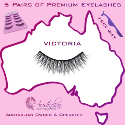 5 Pairs 3D False Eyelashes Long Natural Looking Eyelash Extensions Fake Lashes