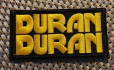 Duran Duran (band)  Embroidered Logo Patch Iron-On Sew-On US Ship 80s music