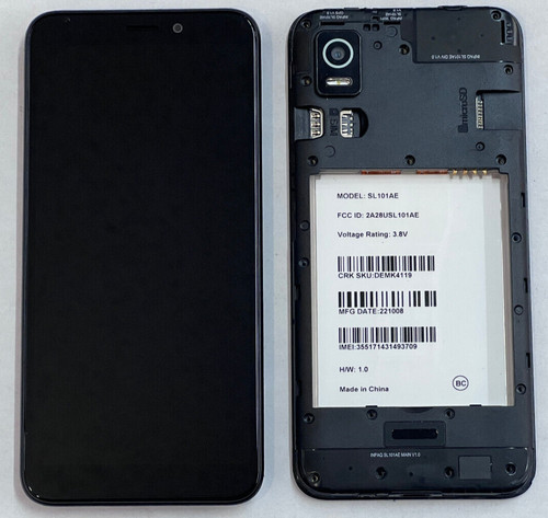 OEM Cricket Debut Smart SL101AE LCD Digitizer Screen + Frame Phone Part *A GRADE