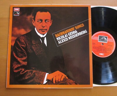 ASD 2928 Rachmaninov Songs Nicolai Gedda Weissenberg EMI Melodiya NM/VG