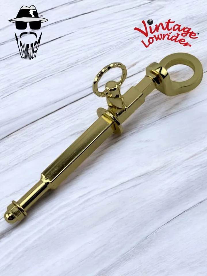 Original Vintage Lowrider Twisted Spring Suspension Fork Slammer BASE Kit Gold. - Image 2 of 2