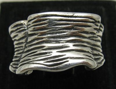 Genuine Sterling Silver Ring Solid Punched 925 Handmade