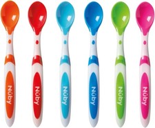 Nuby Muncheez Weaning Spoons, Pack of 6