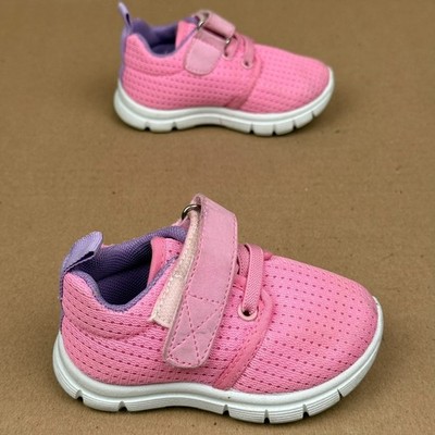 Toddler Girls Bellanie Pink Athletic Sneakers Size 3 Needs Cleaning