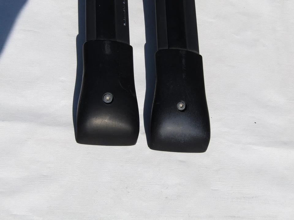 Juego de barras transversales para techo Subaru Legacy Outback 1996-1999 negras OEM Foto 4 de 4