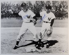 PHIL RIZZUTO - AUTOGRAPHED SIGNED PHOTOGRAPH CO-SIGNED BY: TONY KUBEK