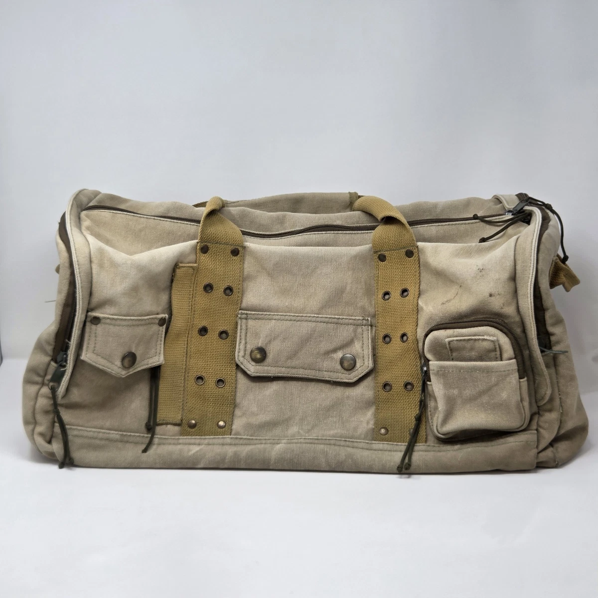 vintage army duffle bag products for sale | eBay
