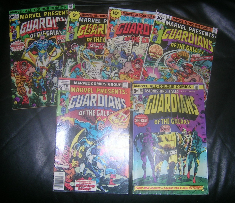 GUARDIANS OF THE GALAXY.16 COMIC LOT.1975 On...Marvel Presents.Astonishing Tales
