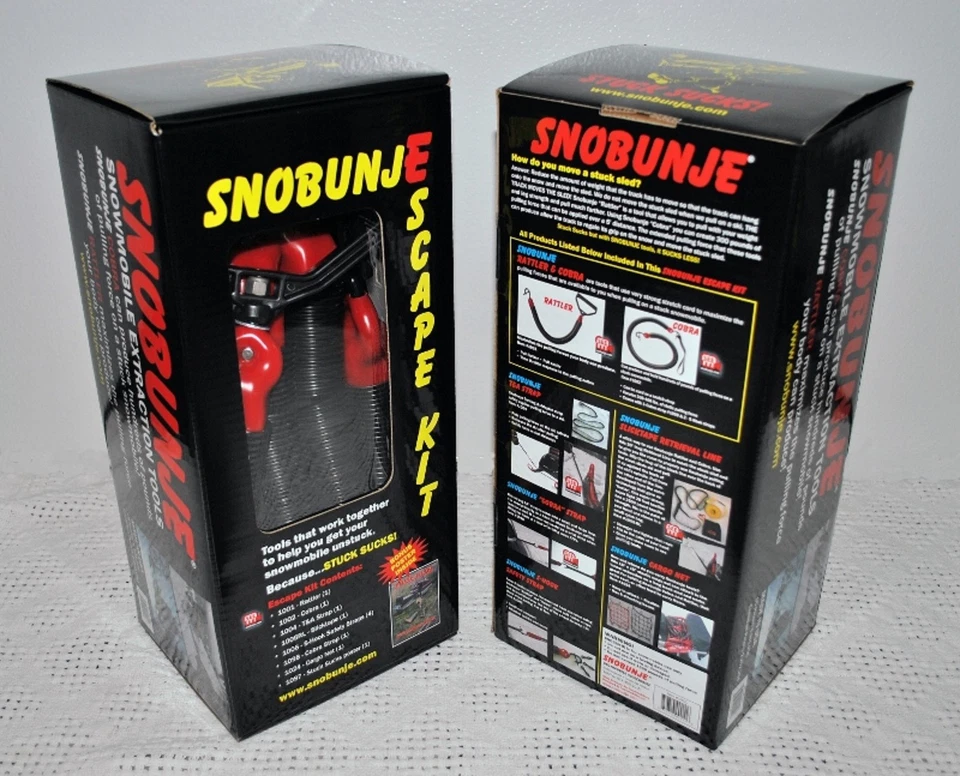 SNOBUNJE Moto de Nieve Trineo Escape Kit Remolque Tirando Retrievel - 1011 Foto 2 de 2