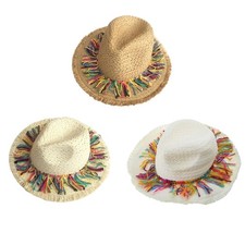 de Straw Hat Mexicans Starw Hat Sombrero Hat Fedoras Beach Hat Tassel