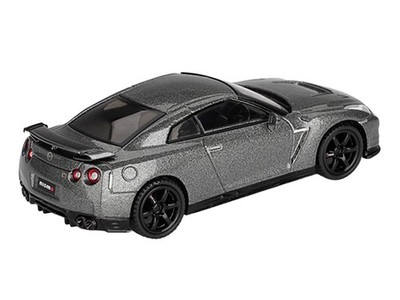 NISSAN GT-R NISMO R35 CRS RHD DARK METAL GRAY 1/64 DIECAST BY MINI
