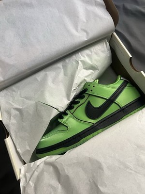 Nike SB Dunk Low Pro QS Powerpuff Girls Buttercup Men's 8.5