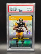 2003 Finest #18 HINES WARD Gold Refractor /50 PSA 10 Gem Mint Steelers. Pop 1.