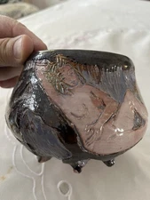 JoAnn Greenberg Art Pottery Vase, Nudes, No. 4592, Signed