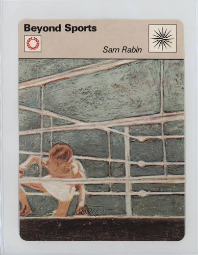 1977-79 Sportscasters Series 71 Beyond Sports Geneva Sam Rabin #71-09 ...